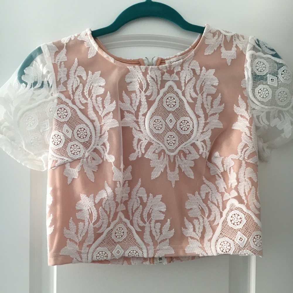 Dress Shirt with Lace.